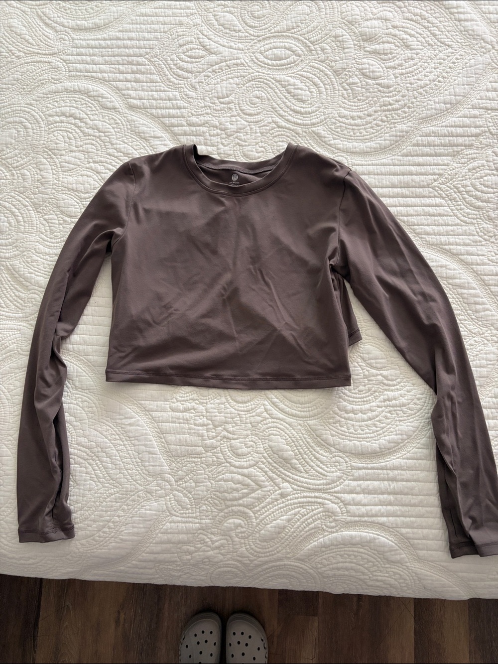 Til you collapse crop top